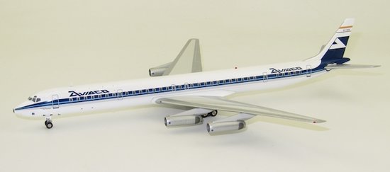Douglas DC8-63 Aviaco with stand